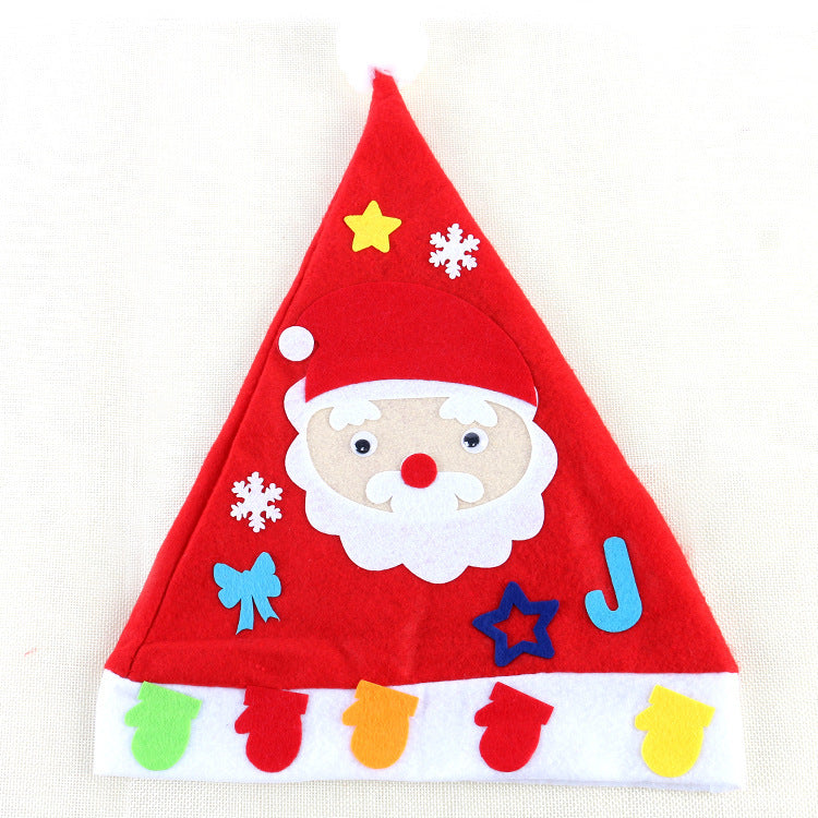 DIY Christmas Hat Christmas Children's Nursery School Christmas Necessities and Children's Christmas Hat DIY Christmas Hat Christmas Children's Nursery School Christmas Necessities and Children's Christmas Hat
